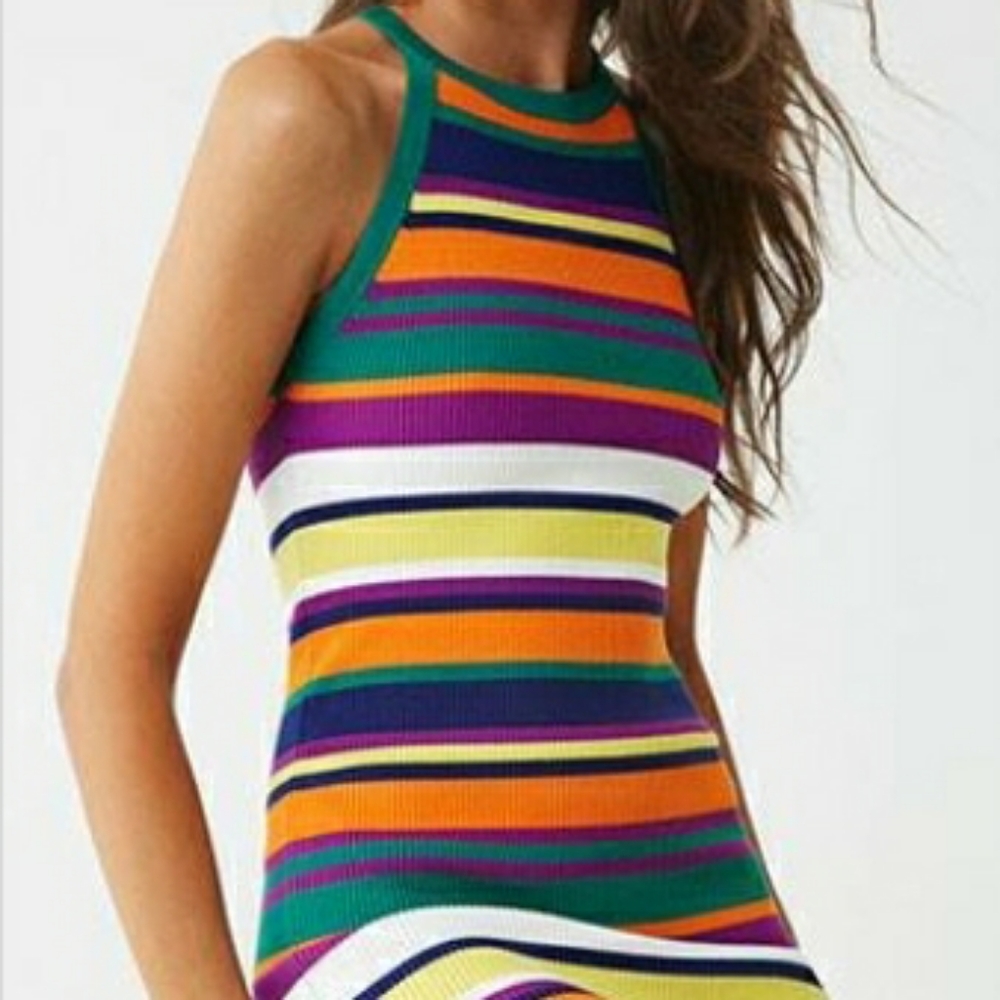 Striped Mini Dress